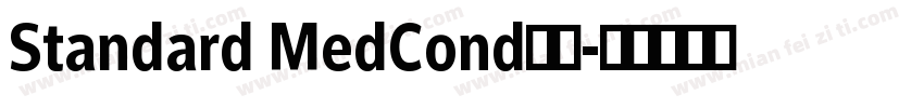 Standard MedCond字体字体转换
